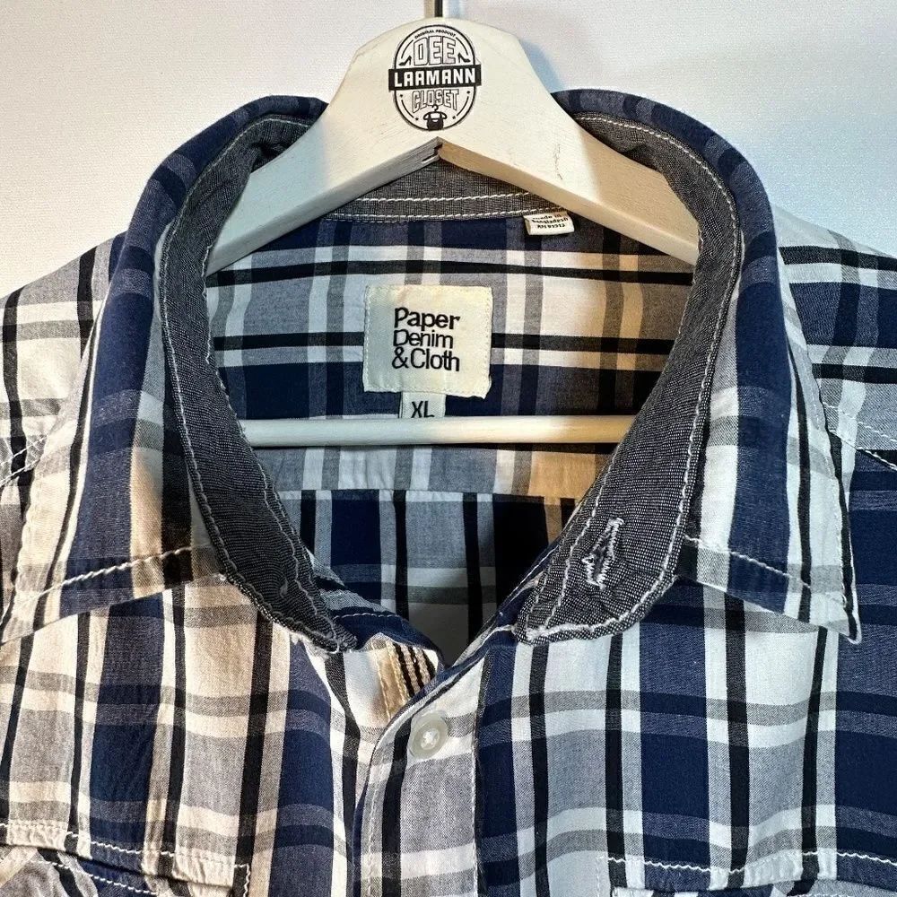 Paper Denim & Cloth Mens Button-Down Shirt - Picture 4 of 14